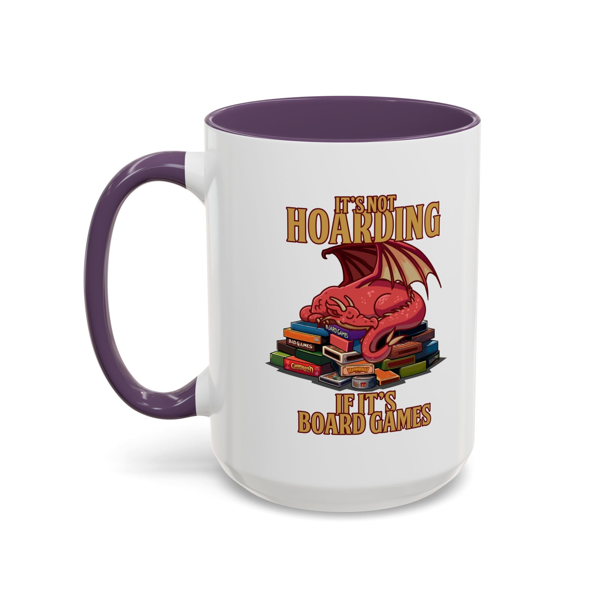 Dragon Board Games, It's not Hoarding if it's Board games, Germany Unisex Heavy Cotton Mug