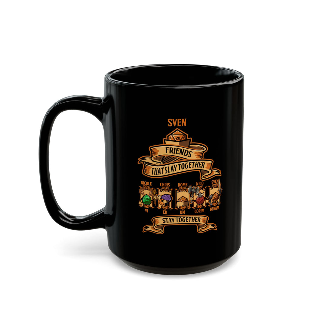 Friends that slay - Skowrton, Sven - Black Mug (11oz, 15oz)