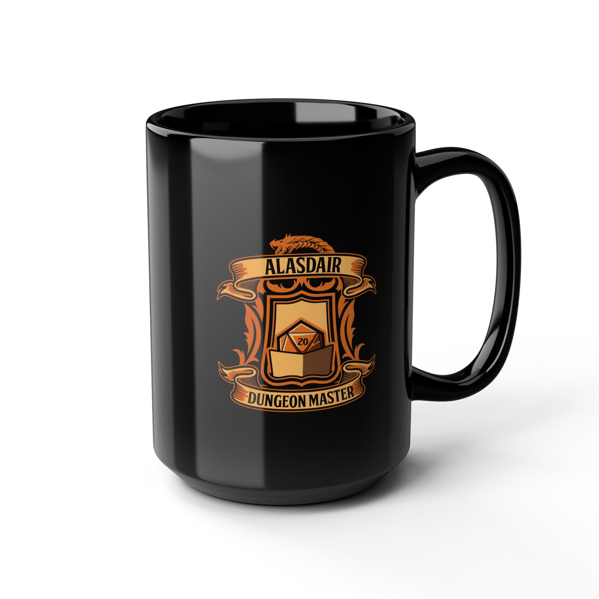 Dungeon Master Alasdair Australia Black Mug (11oz, 15oz)