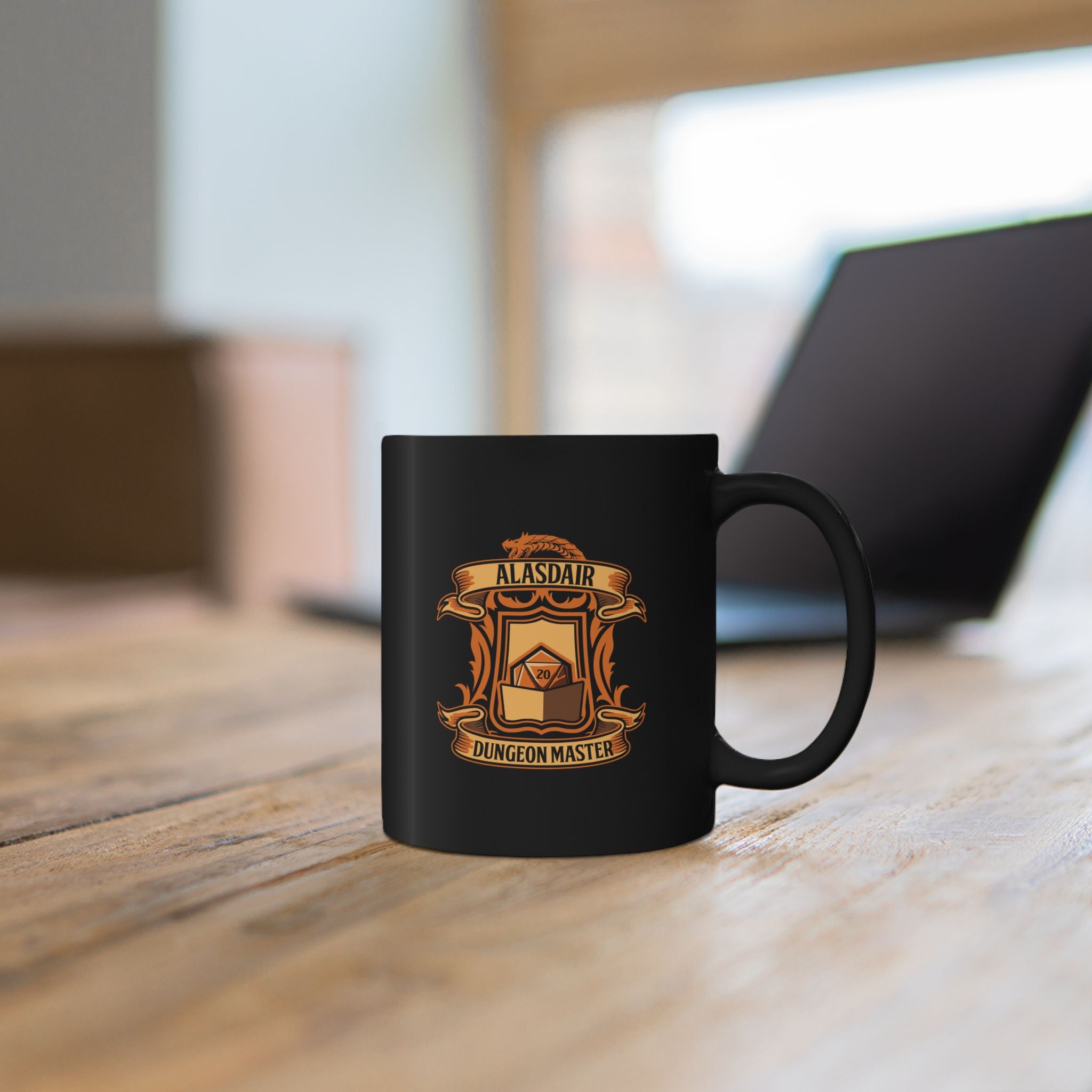 Dungeon Master Alasdair Australia Black Mug (11oz, 15oz)