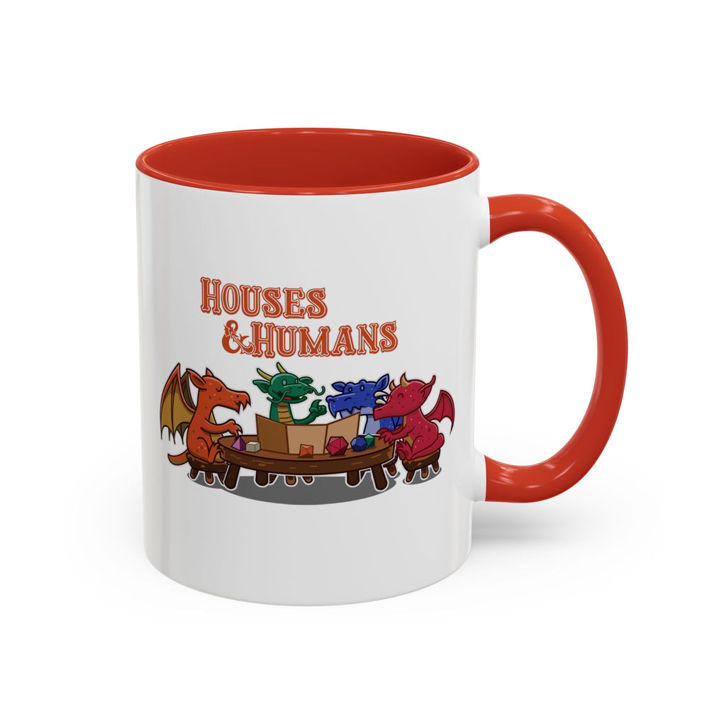 Dnd mug, Dragons Roleplaying. Funny Dnd mug, House and Human, tabletop, dungeons dragons 11/15 oz coffee mug.