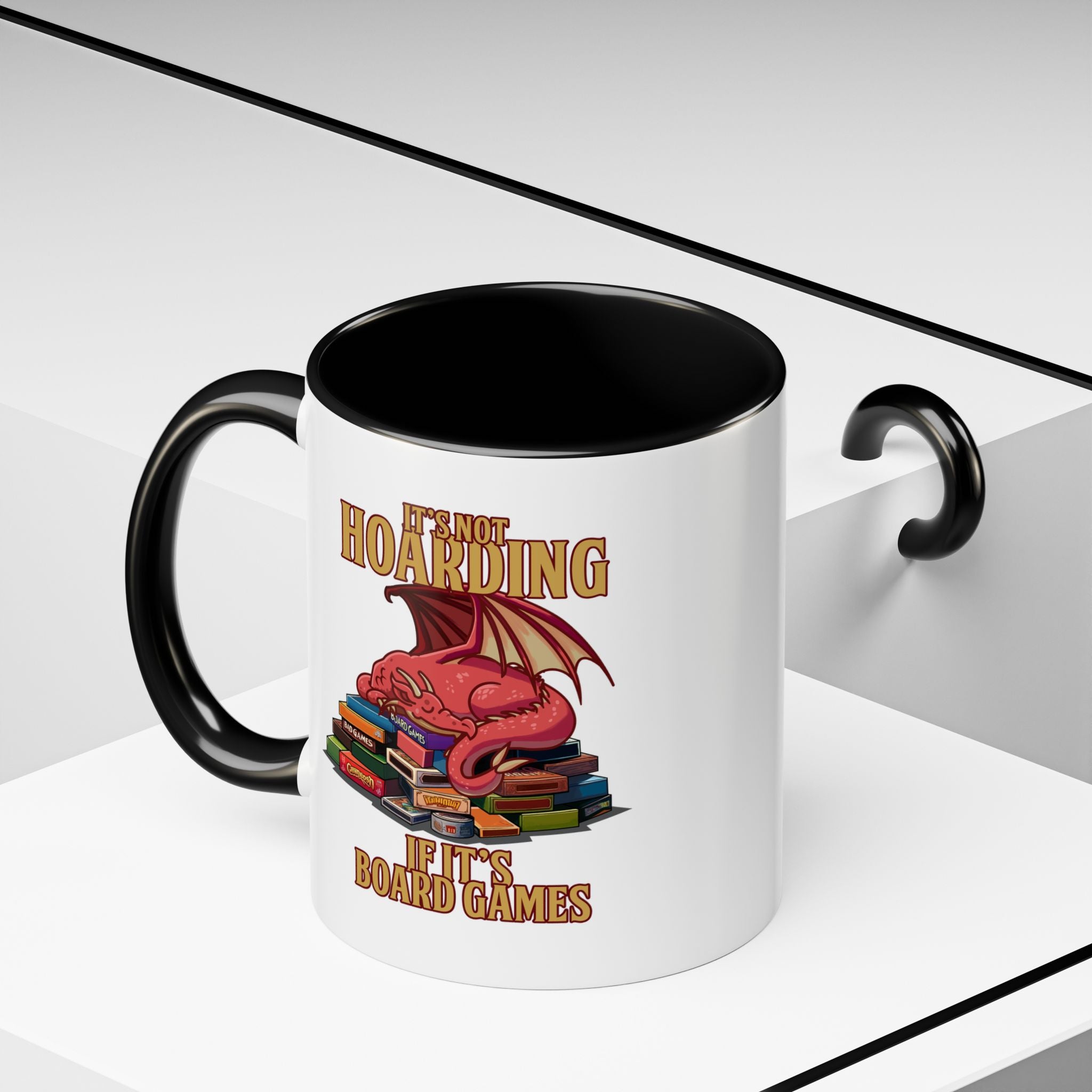 Dragon Board Games, It's not Hoarding if it's Board games, Germany Unisex Heavy Cotton Mug