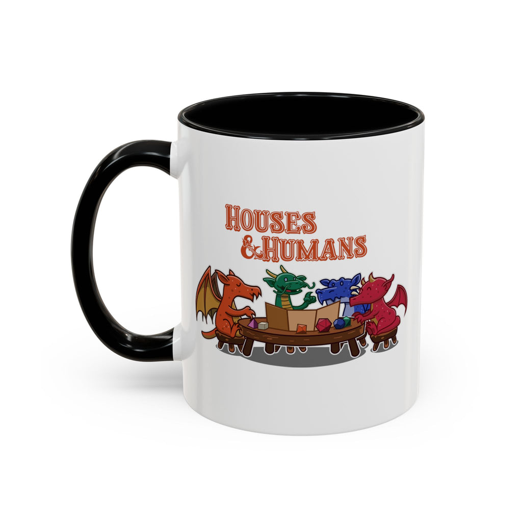 Dnd mug, Dragons Roleplaying. Funny Dnd mug, House and Human, tabletop, dungeons dragons 11/15 oz coffee mug.