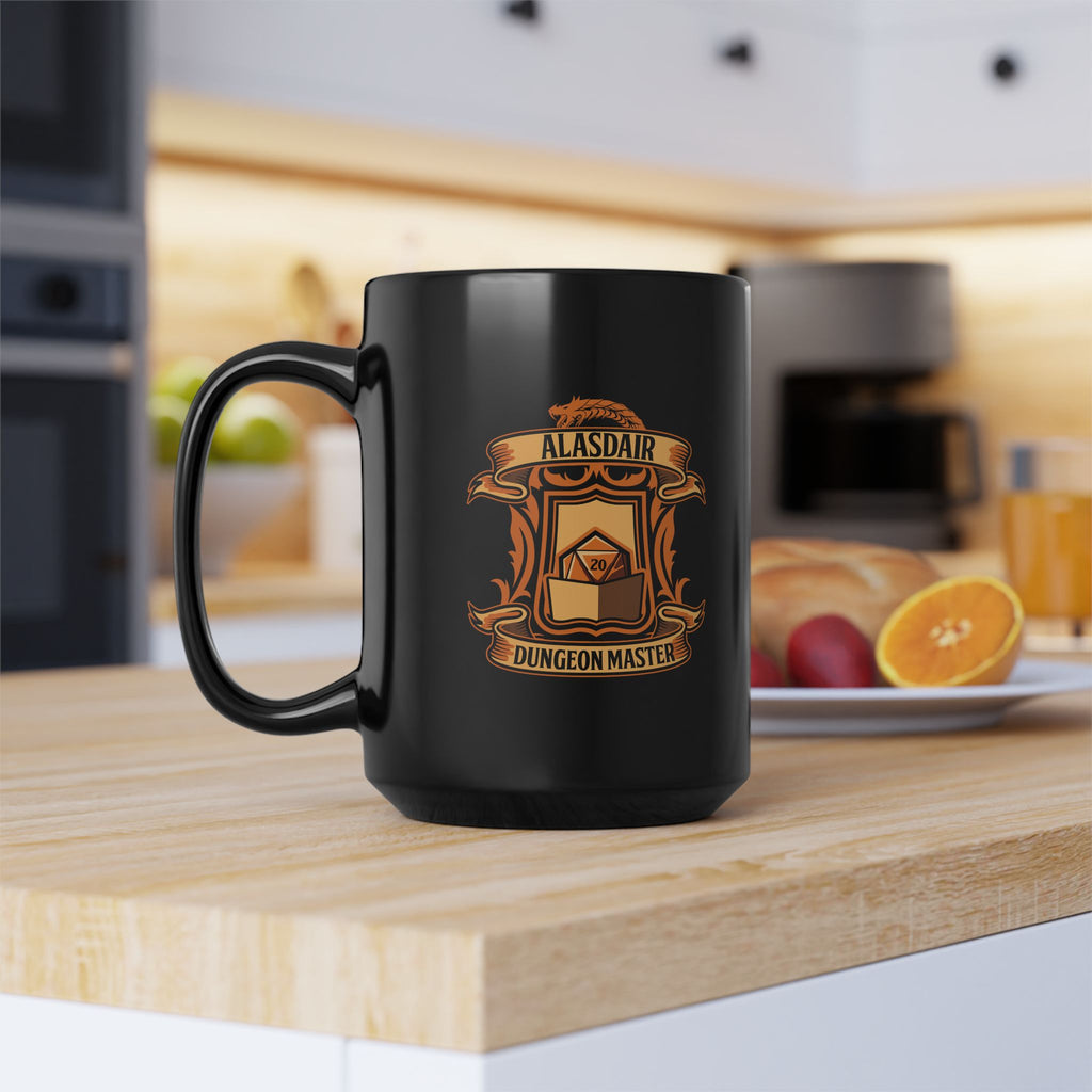 Dungeon Master Alasdair Australia Black Mug (11oz, 15oz)