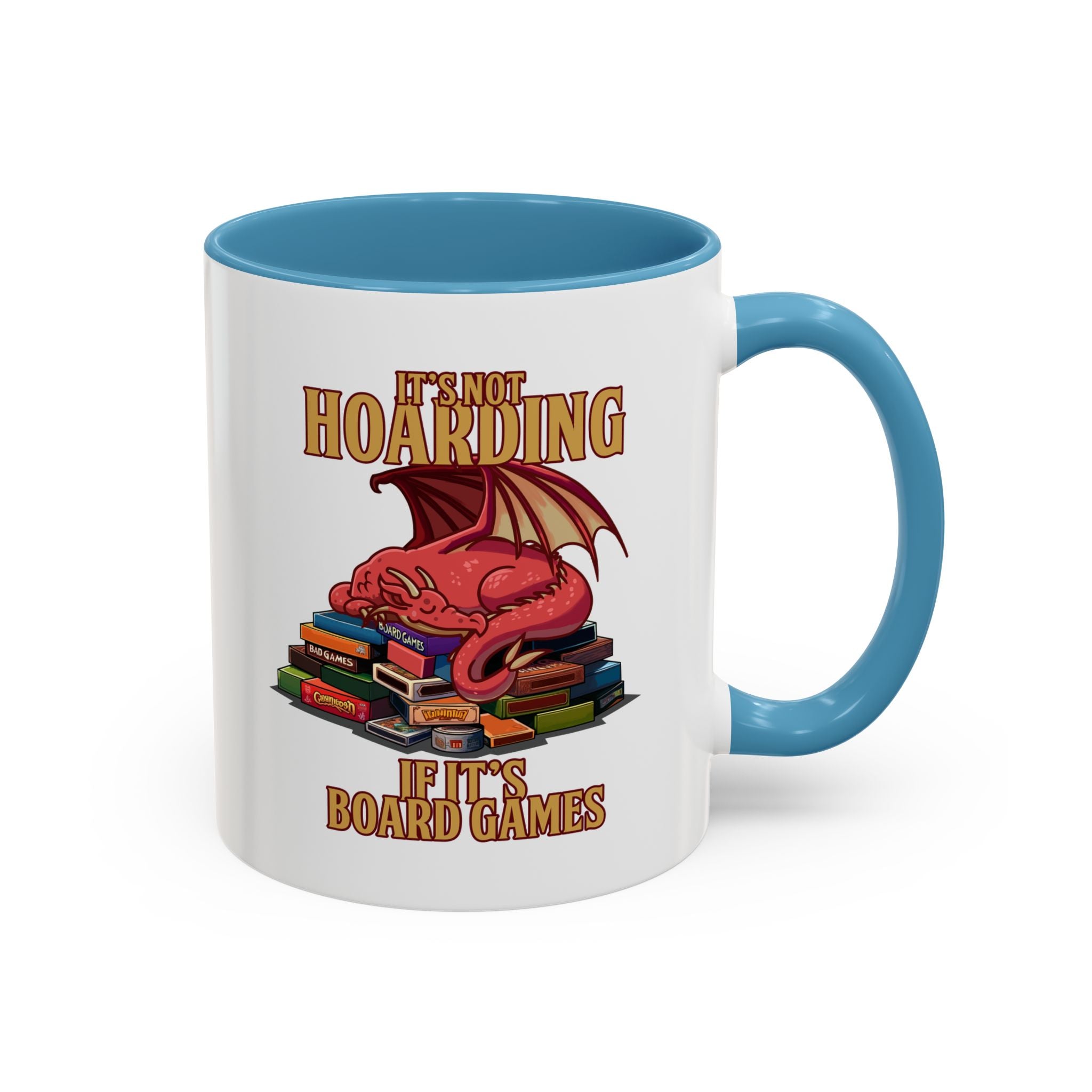 Dragon Board Games, It's not Hoarding if it's Board games, Germany Unisex Heavy Cotton Mug