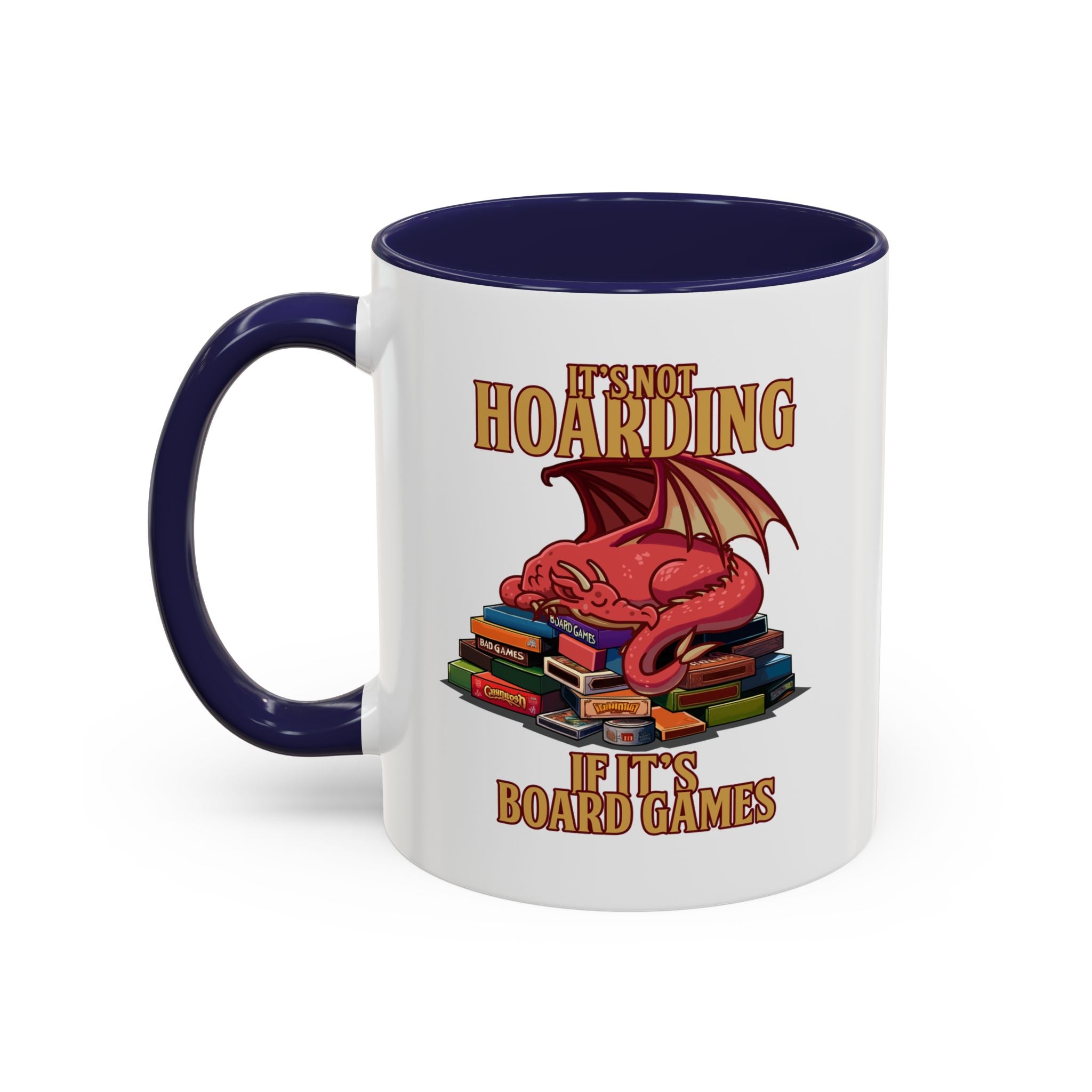 Dragon Board Games, It's not Hoarding if it's Board games, Germany Unisex Heavy Cotton Mug