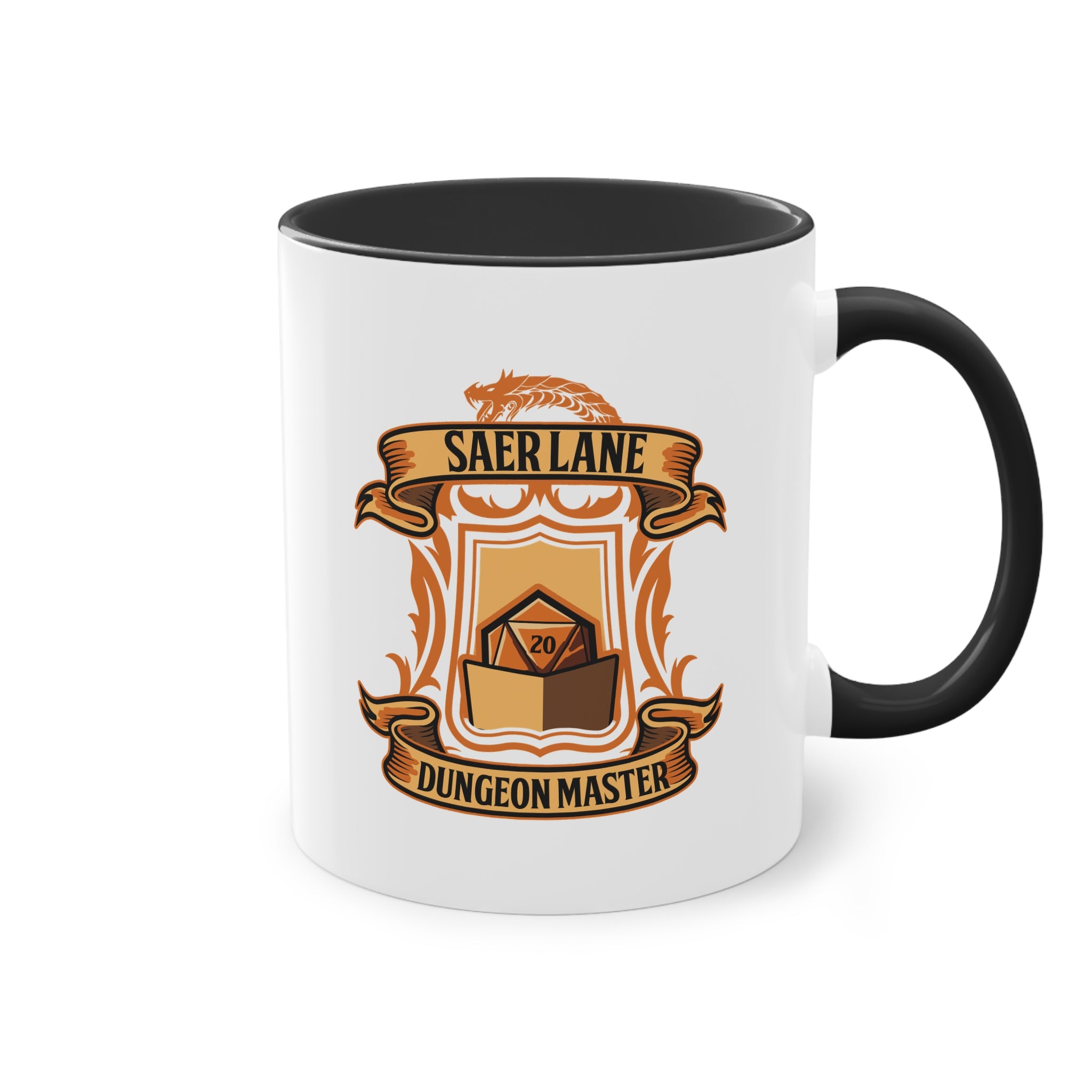 Dungeon Master/Saer Lane Two-Tone Coffee Mug, 11oz