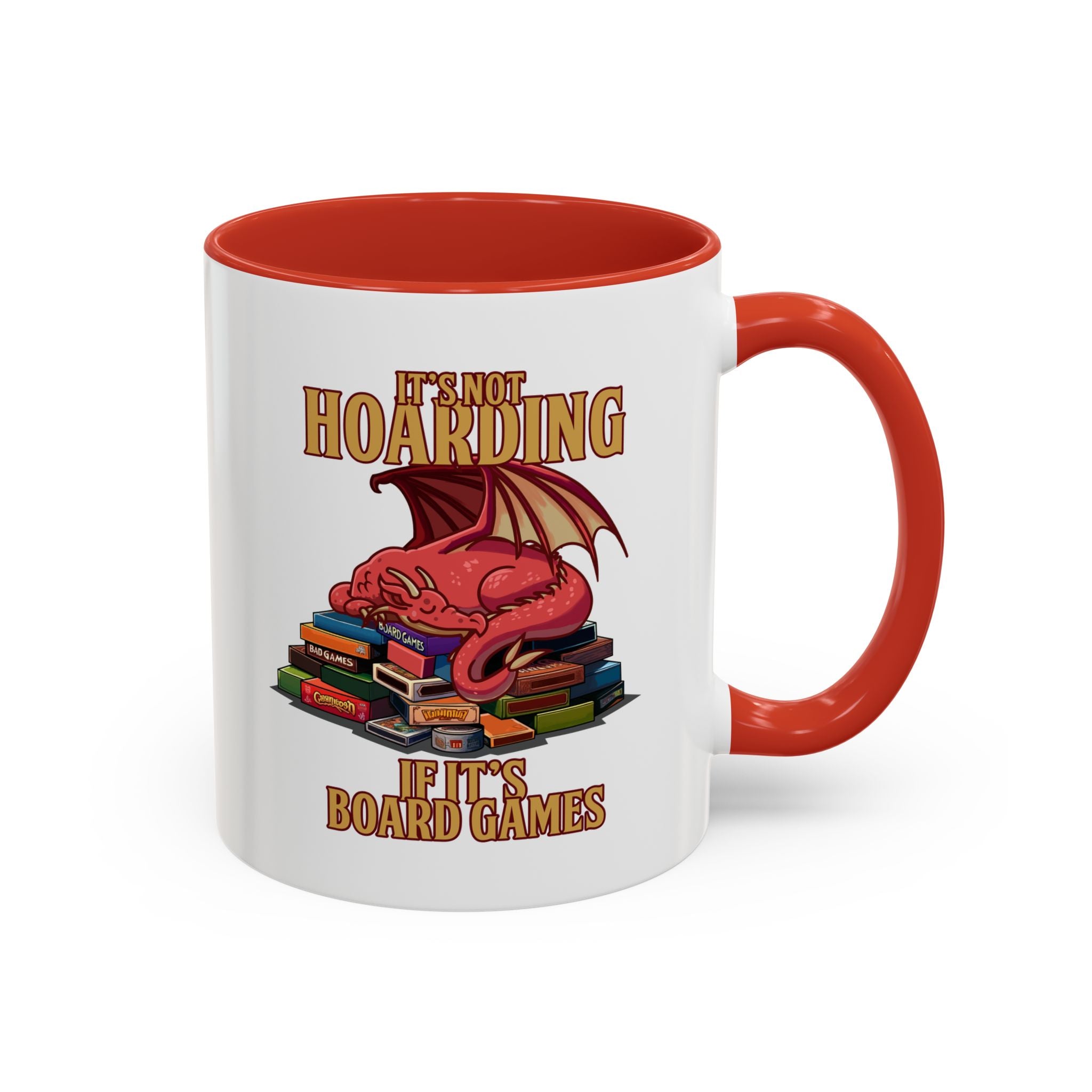 Dragon Board Games, It's not Hoarding if it's Board games, Germany Unisex Heavy Cotton Mug