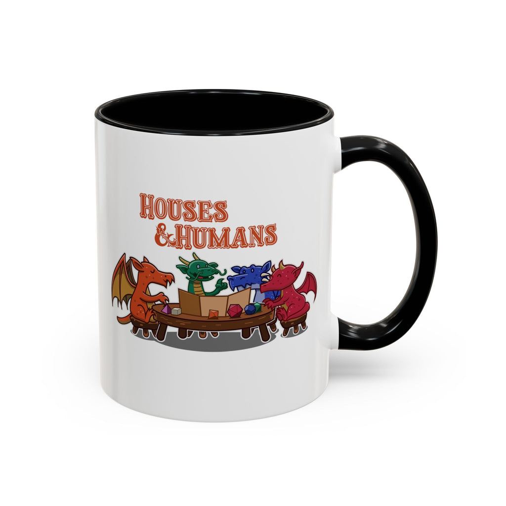 Dnd mug, Dragons Roleplaying. Funny Dnd mug, House and Human, tabletop, dungeons dragons 11/15 oz coffee mug.