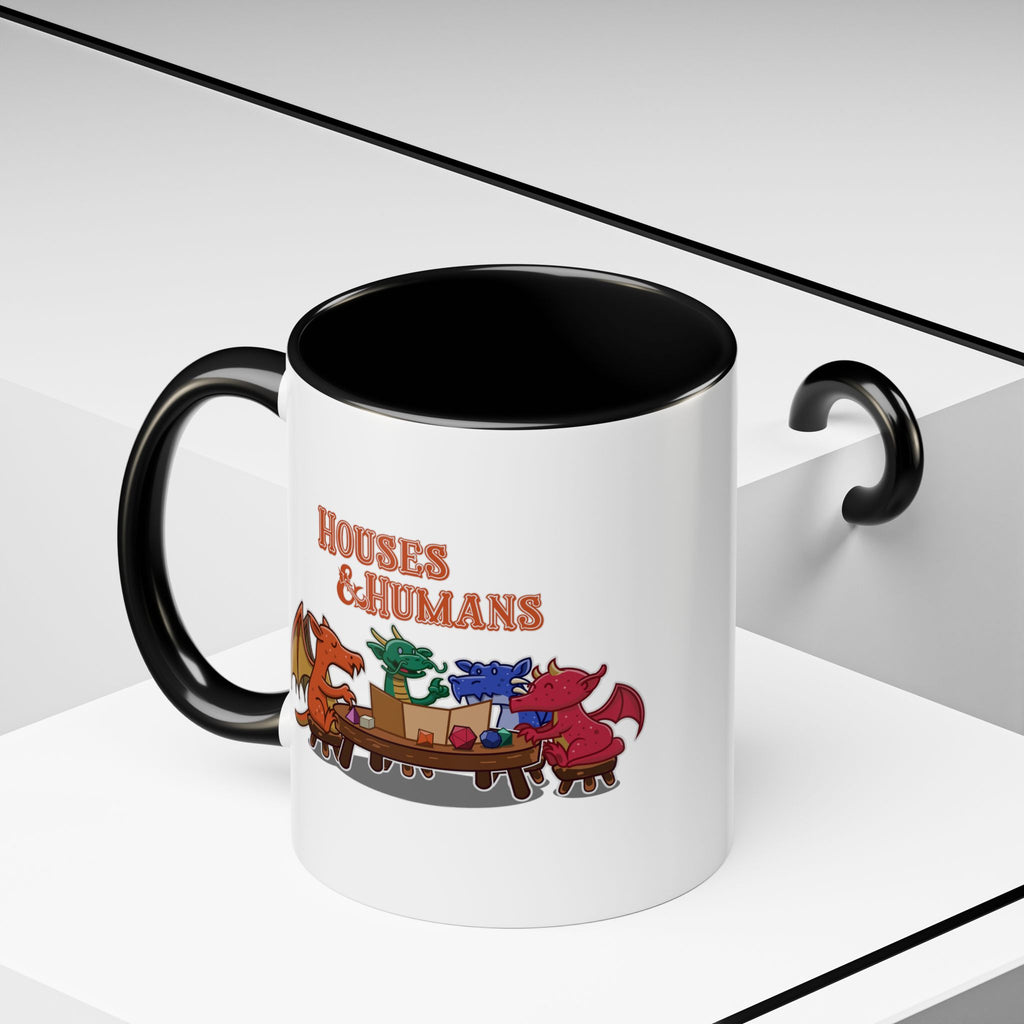 Dnd mug, Dragons Roleplaying. Funny Dnd mug, House and Human, tabletop, dungeons dragons 11/15 oz coffee mug.