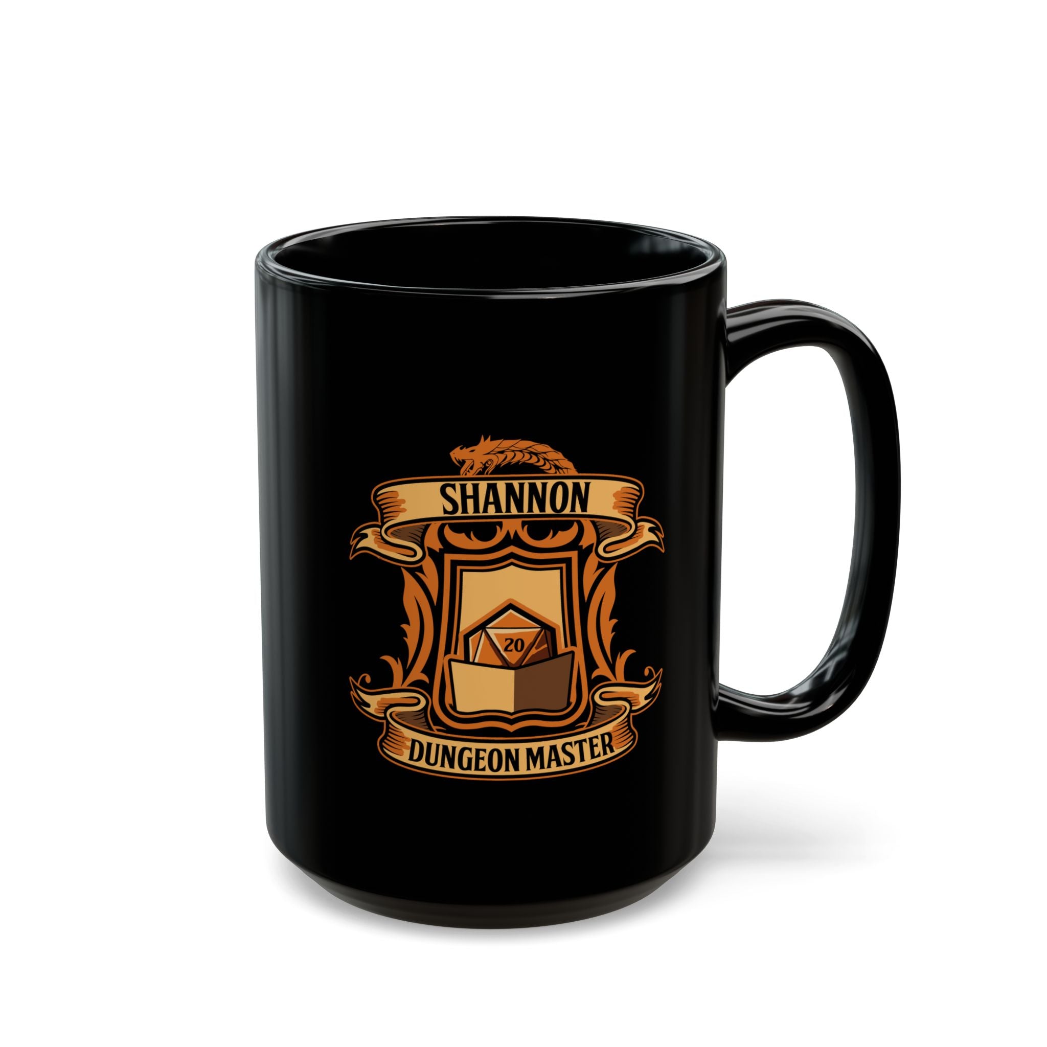 Shannon Dungeon Master Black Mug (11oz, 15oz)