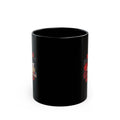 Yelling at Cat mem, Dungeon Meowster. Critical Fail ----- UK Black Mug (11oz, 15oz)
