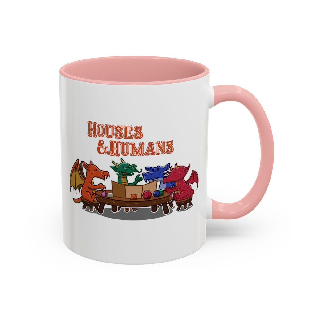 Dnd mug, Dragons Roleplaying. Funny Dnd mug, House and Human, tabletop, dungeons dragons 11/15 oz coffee mug.