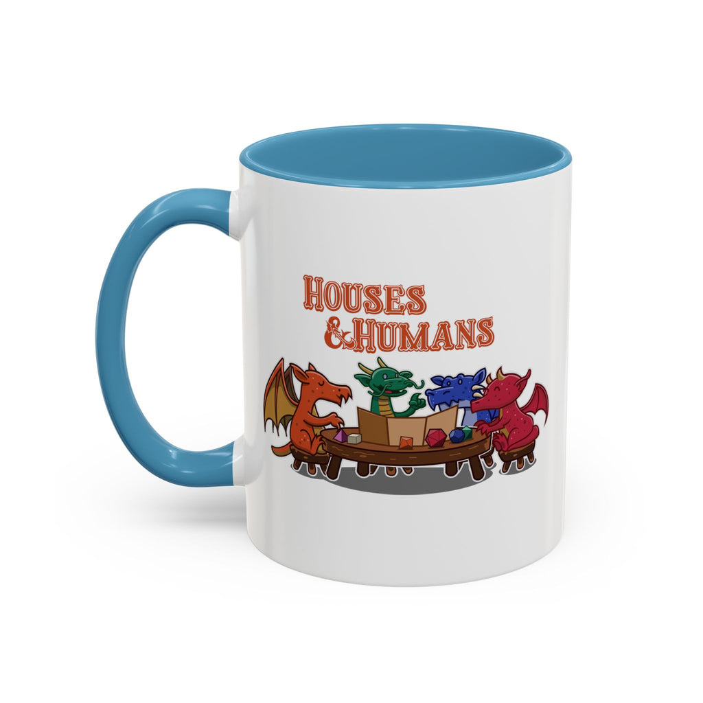 Dnd mug, Dragons Roleplaying. Funny Dnd mug, House and Human, tabletop, dungeons dragons 11/15 oz coffee mug.