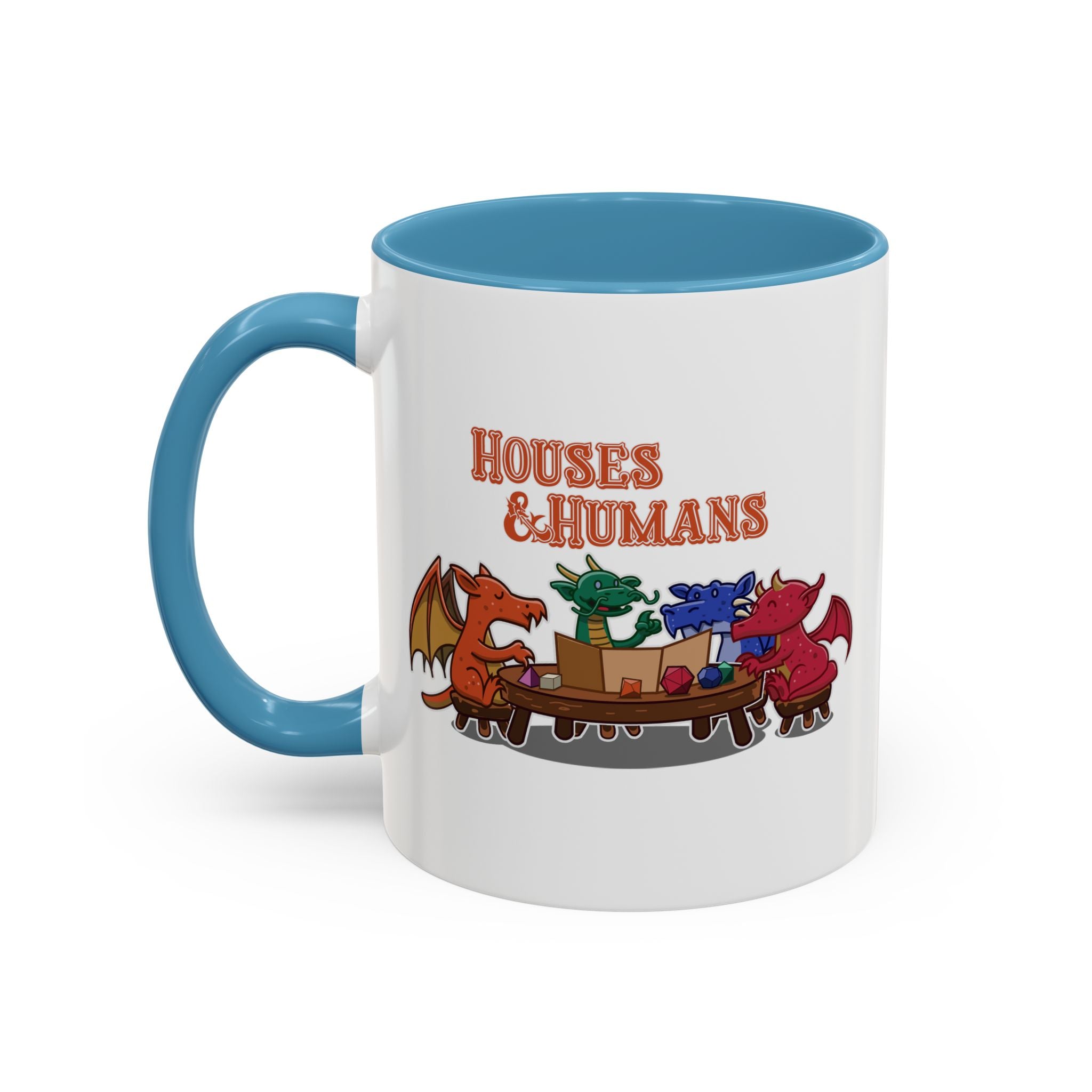 Dnd mug, Dragons Roleplaying. Funny Dnd mug, House and Human, tabletop, dungeons dragons 11/15 oz coffee mug.
