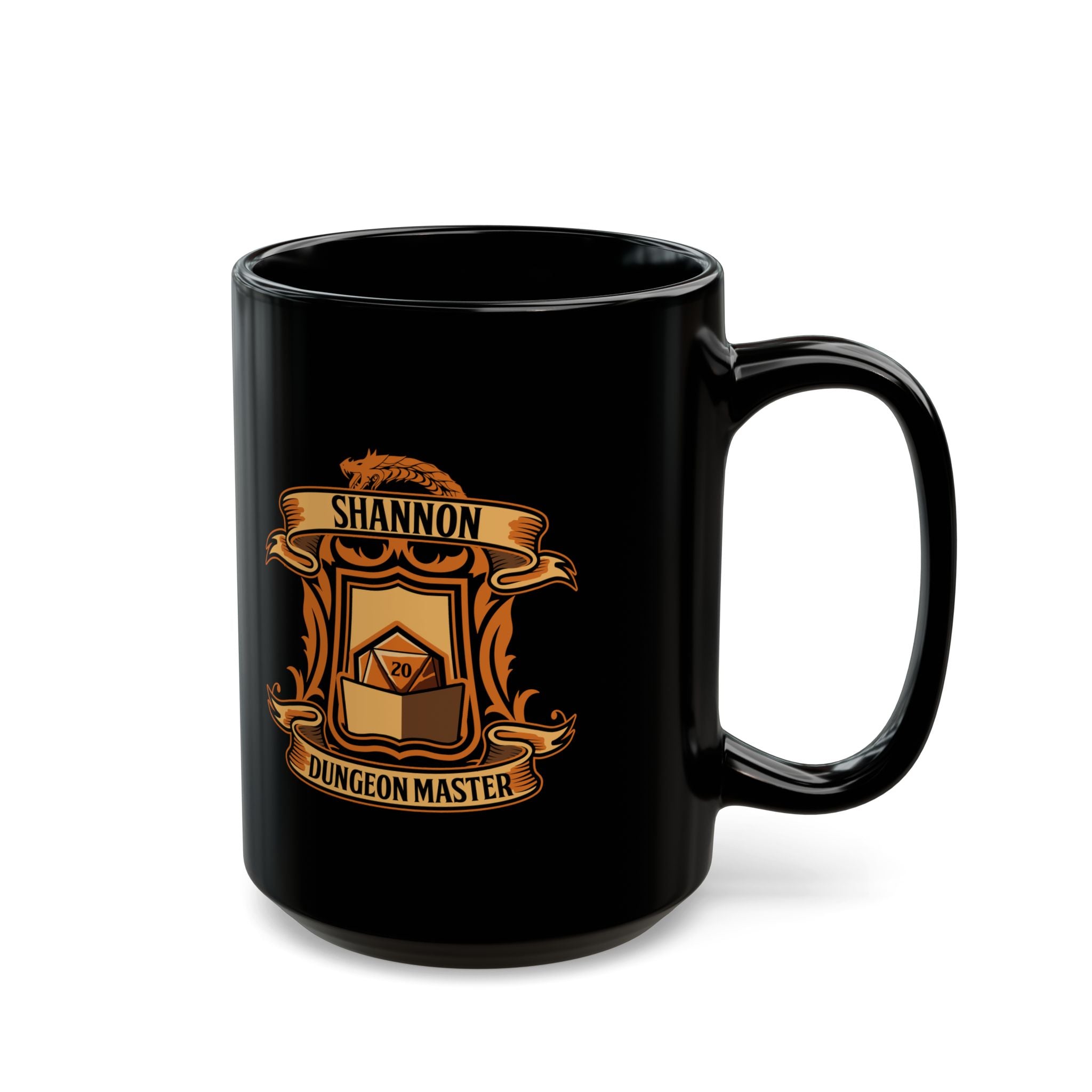 Shannon Dungeon Master Black Mug (11oz, 15oz)