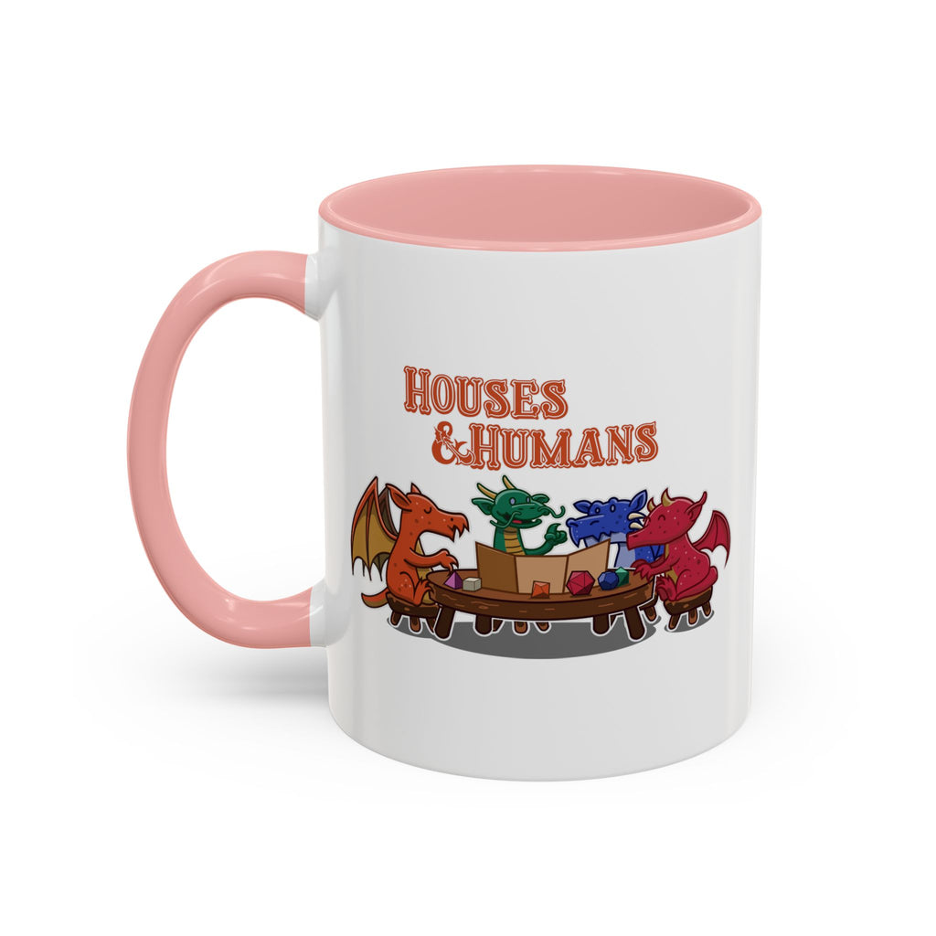 Dnd mug, Dragons Roleplaying. Funny Dnd mug, House and Human, tabletop, dungeons dragons 11/15 oz coffee mug.