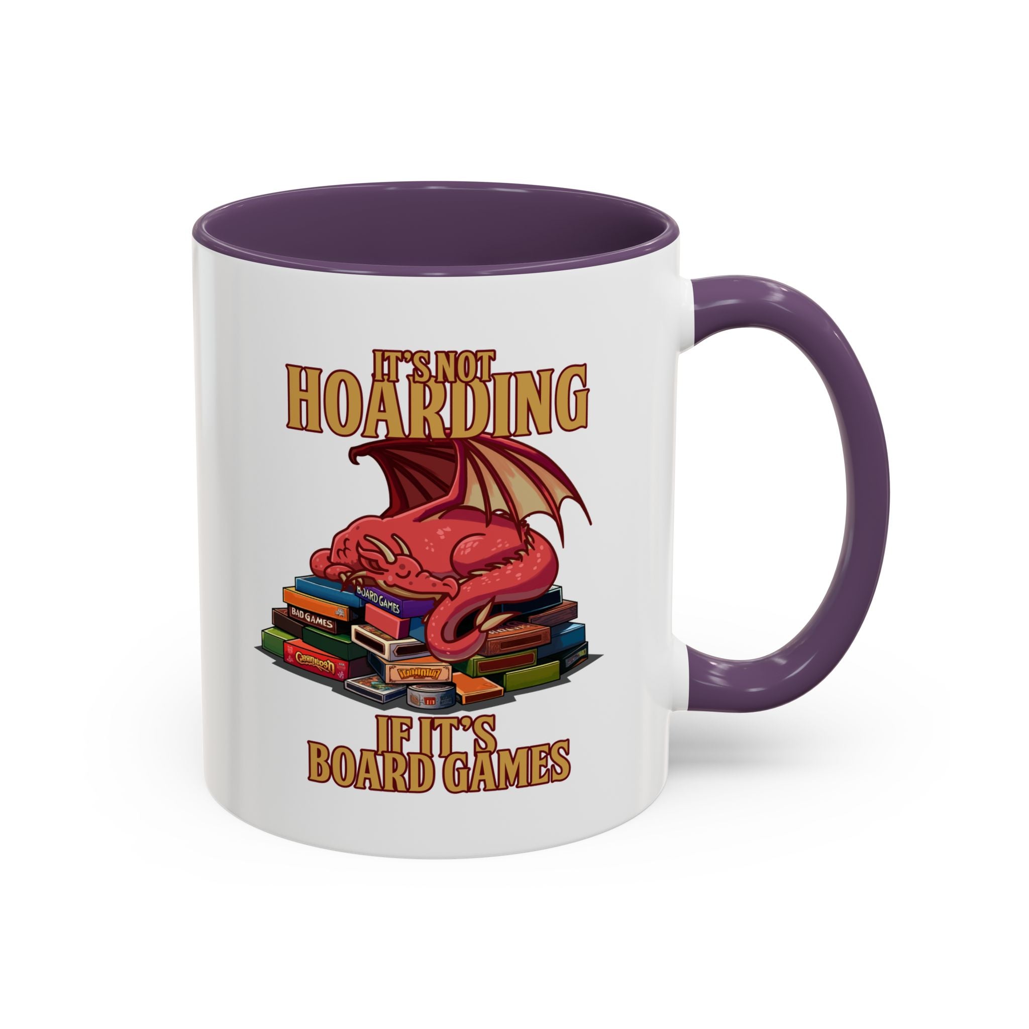 Dragon Board Games, It's not Hoarding if it's Board games, Germany Unisex Heavy Cotton Mug