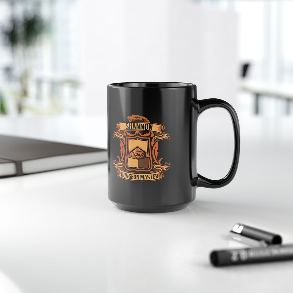 Shannon Dungeon Master Black Mug (11oz, 15oz)