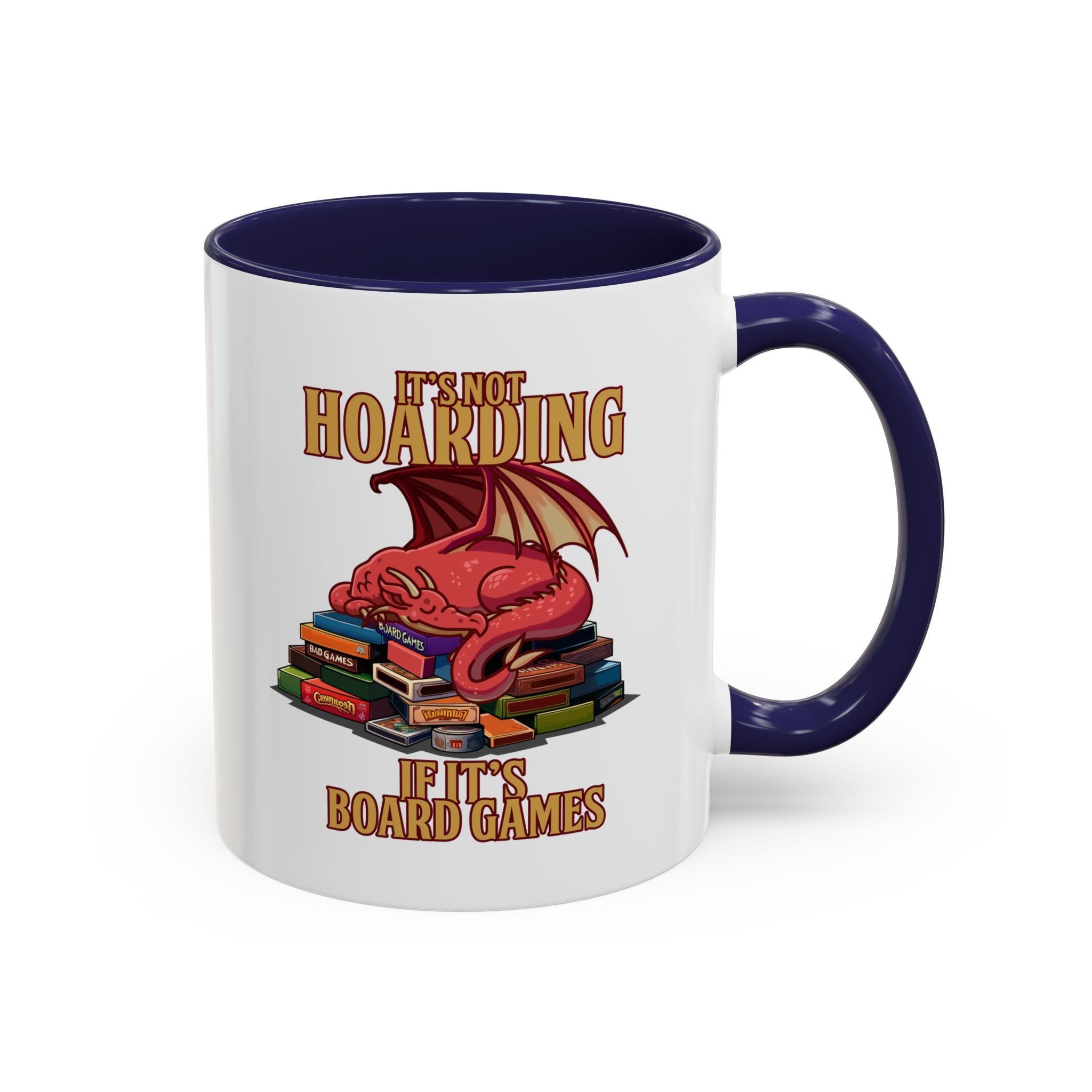 Dragon Board Games, It's not Hoarding if it's Board games, Germany Unisex Heavy Cotton Mug