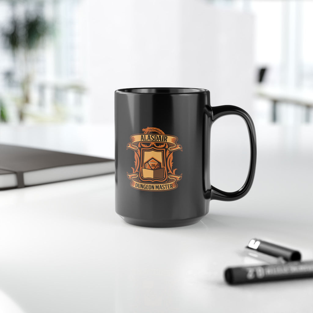 Dungeon Master Alasdair Australia Black Mug (11oz, 15oz)