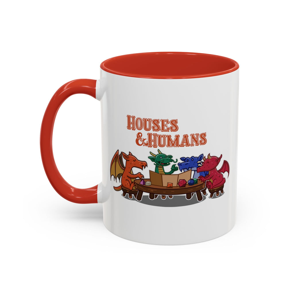 Dnd mug, Dragons Roleplaying. Funny Dnd mug, House and Human, tabletop, dungeons dragons 11/15 oz coffee mug.