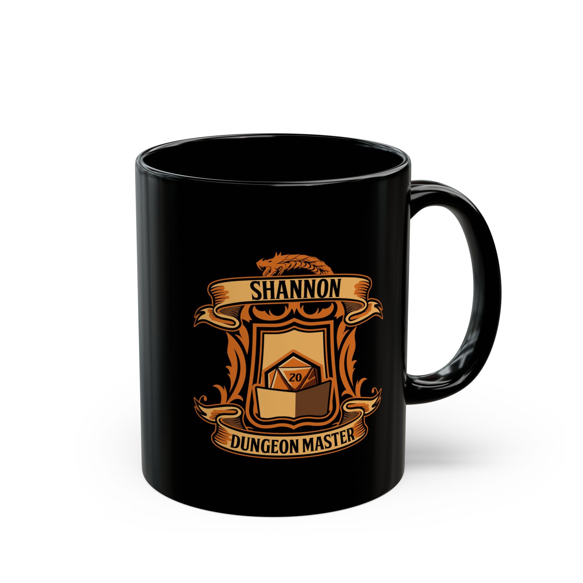 Shannon Dungeon Master Black Mug (11oz, 15oz)