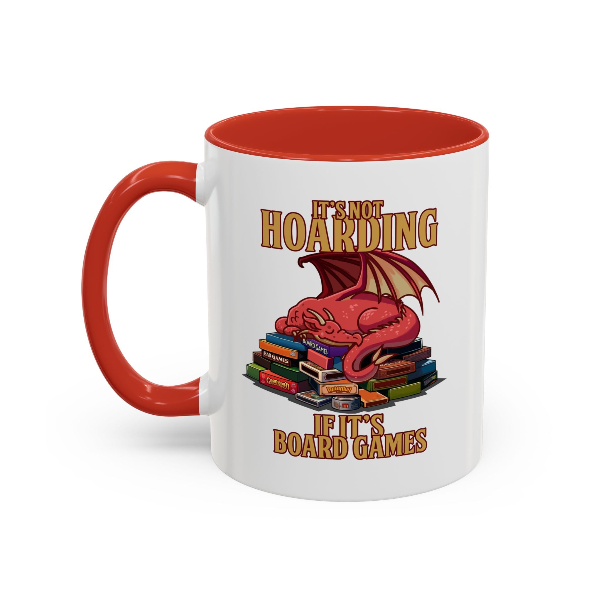 Dragon Board Games, It's not Hoarding if it's Board games, Germany Unisex Heavy Cotton Mug