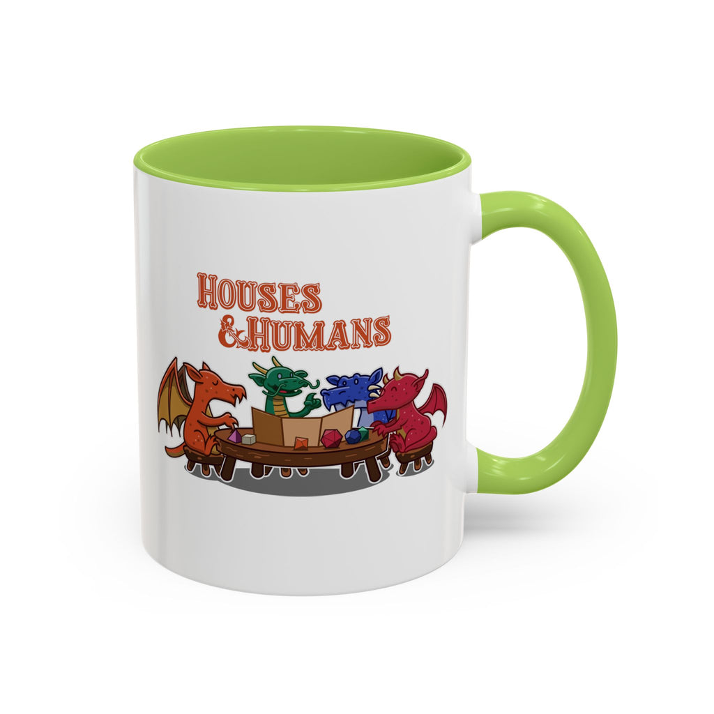 Dnd mug, Dragons Roleplaying. Funny Dnd mug, House and Human, tabletop, dungeons dragons 11/15 oz coffee mug.